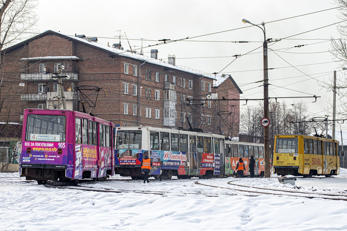 Иркутск, 71-605 (КТМ-5М3) № 165; Иркутск, 71-605 (КТМ-5М3) № 188; Иркутск, 71-605 (КТМ-5М3) № 164