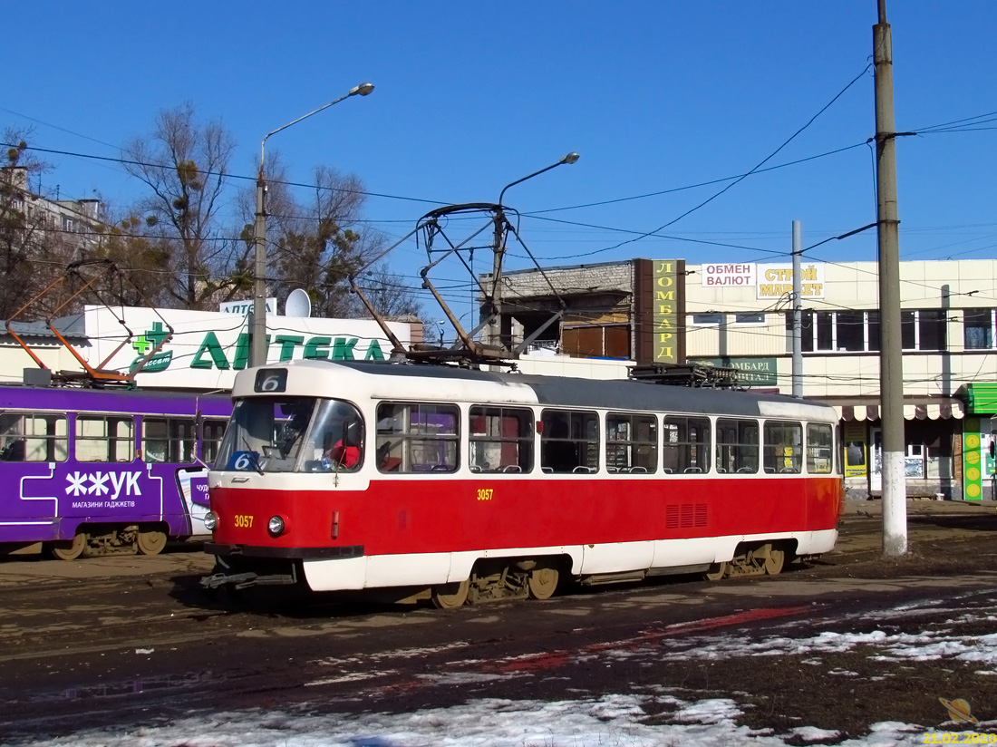 Харьков, Tatra T3A № 3057