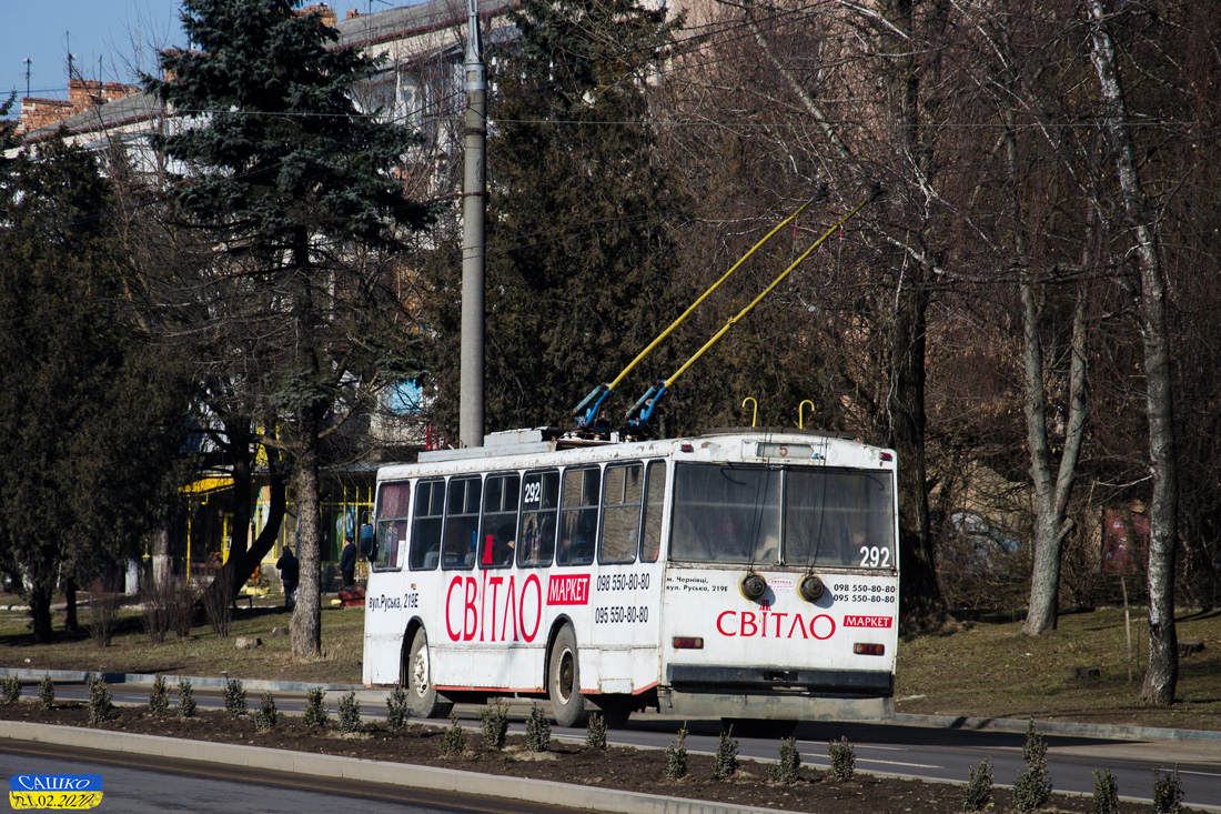 Черновцы, Škoda 14Tr89/6 № 292