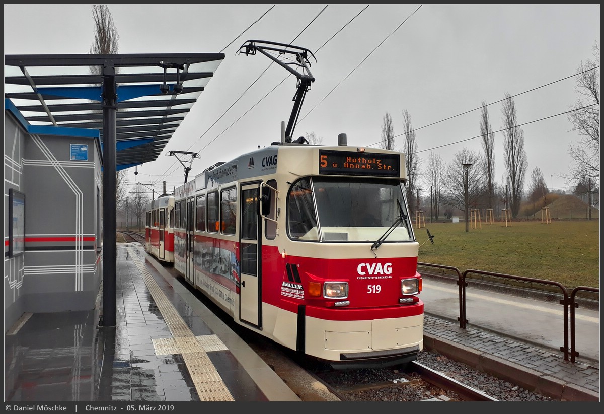 Хемниц, Tatra T3DM № 519
