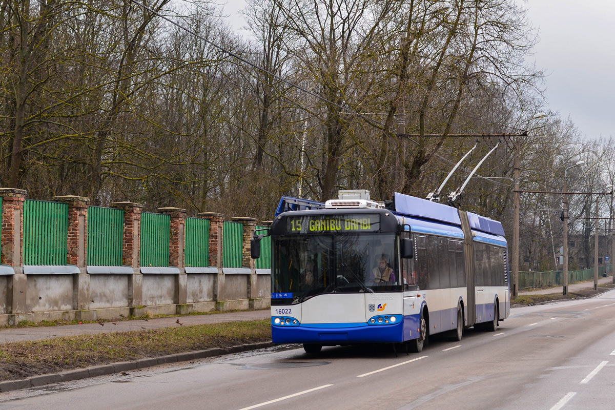 Рига, Solaris Trollino II 18 Ganz № 16022