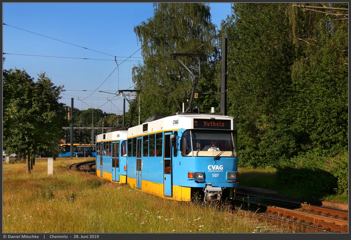 Chemnitz, Tatra T3DM № 507