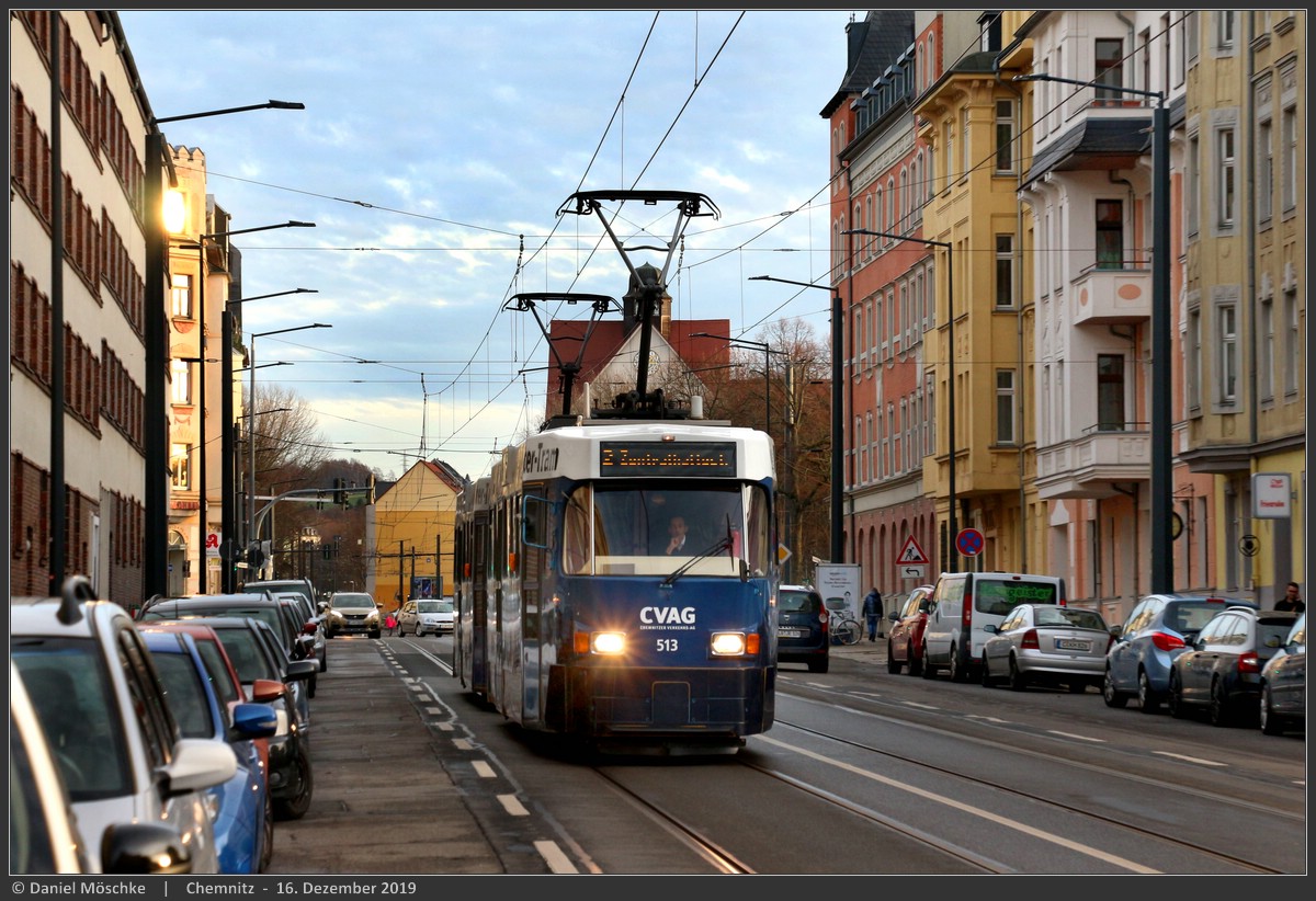 Хемниц, Tatra T3DM № 513