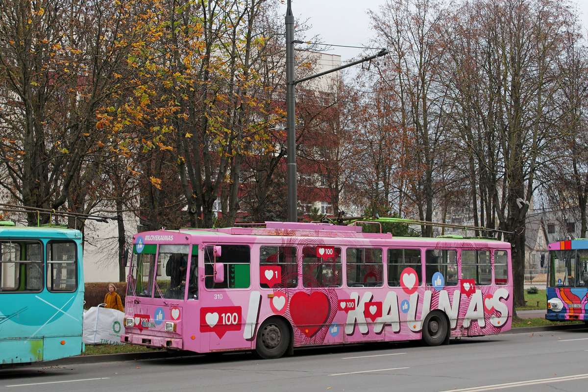 Каунас, Škoda 14Tr89/6 № 310