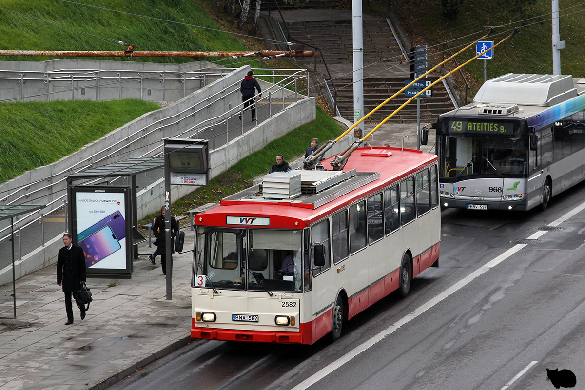 Вильнюс, Škoda 14Tr07 № 2582
