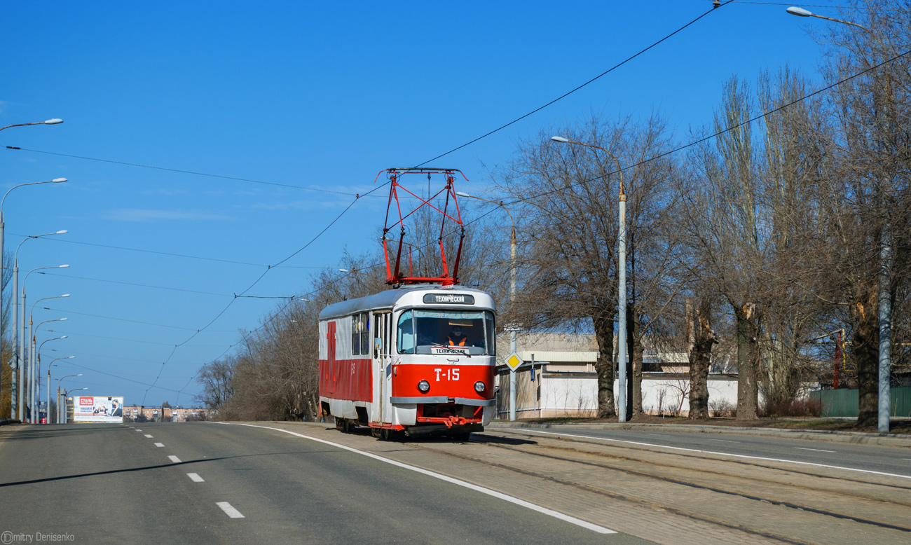 Донецк, Tatra T3SU (2-door) № Т-15 Донецк, Tatra T3SU (2-door) № Т-15