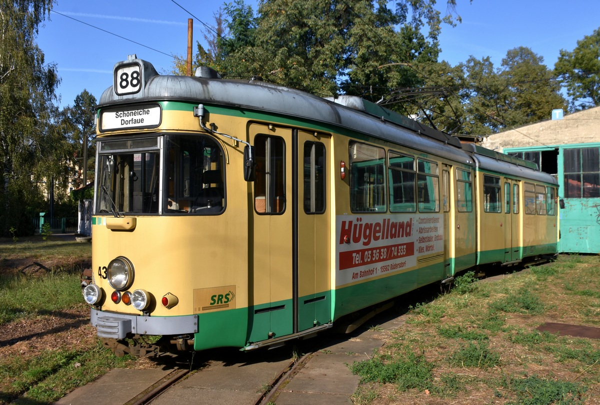 Schöneiche – Rüdersdorf, Duewag GT6ZR № 43