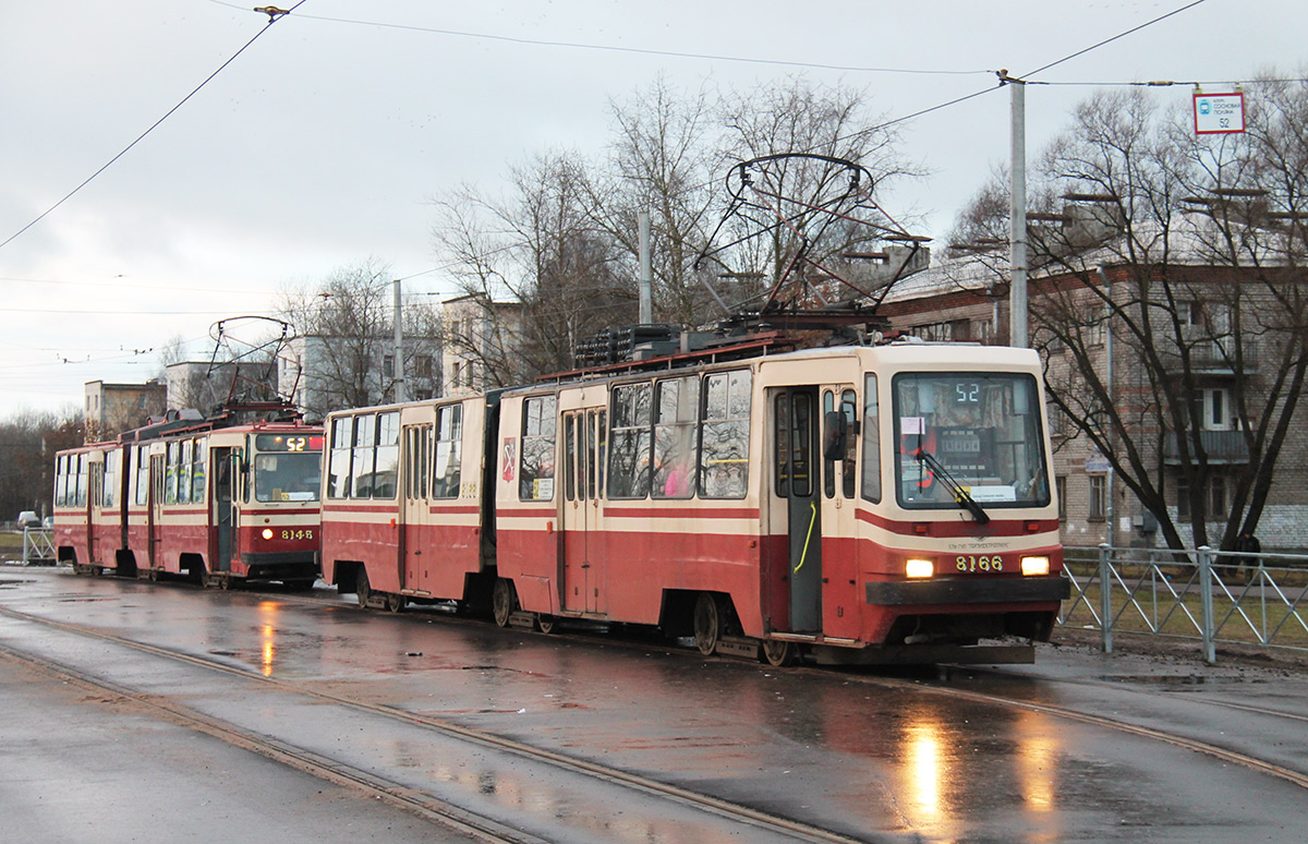 Санкт-Петербург, ЛВС-86К № 8166; Санкт-Петербург — Конечные станции и разворотные кольца