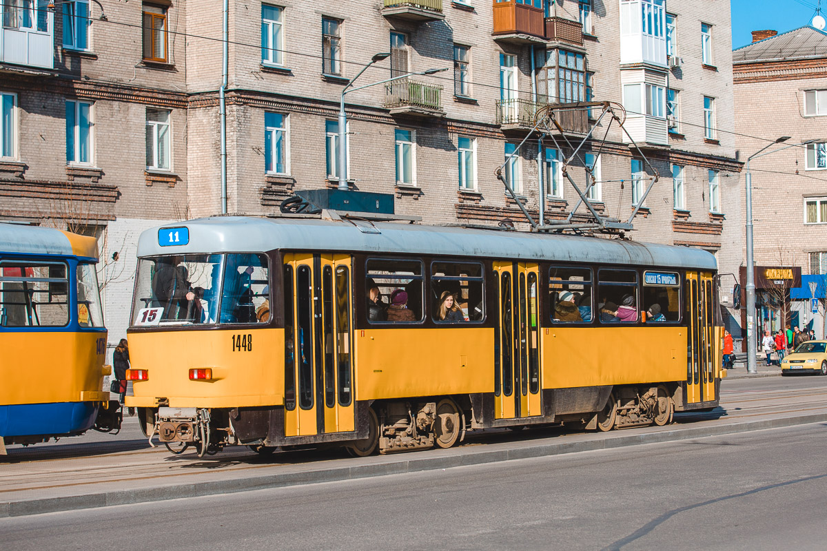 Днепр, Tatra T4D-MT № 1448 Днепр, Tatra T4D-MT № 1448