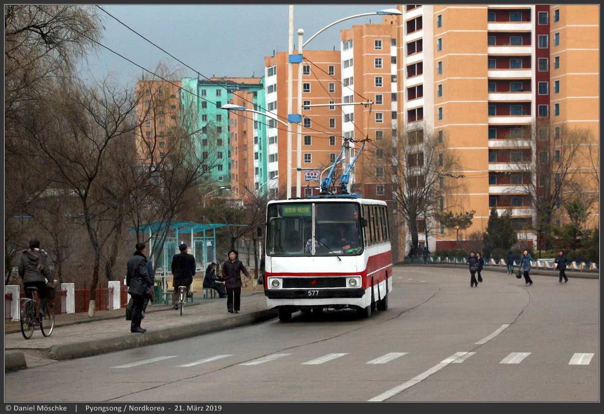 Пхёнсон, Chollima 951 (Ikarus 260) № 577