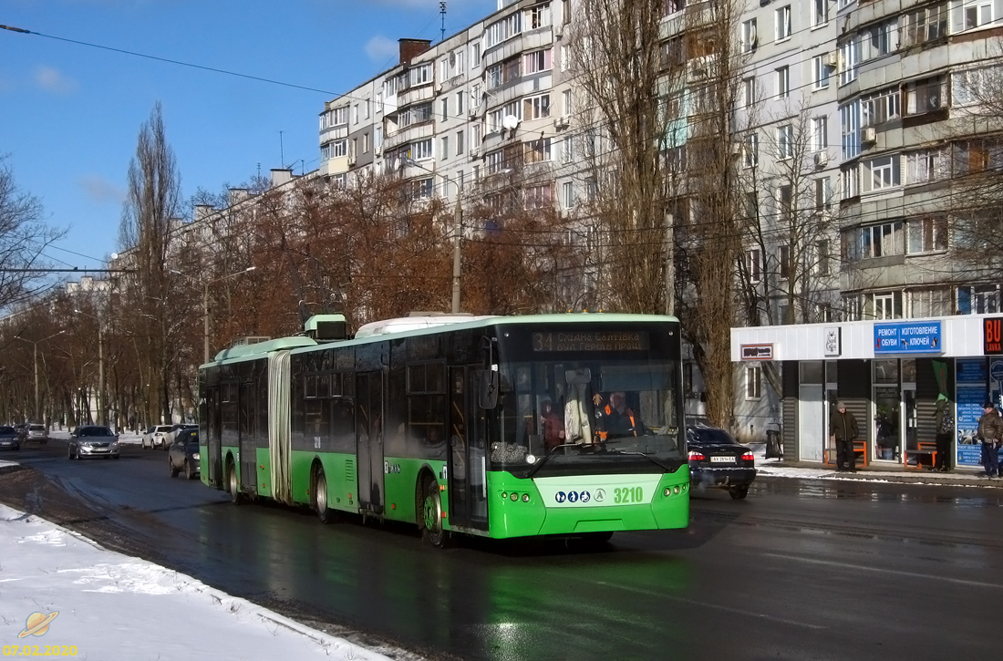 Харьков, ЛАЗ E301D1 № 3210 Харьков, ЛАЗ E301D1 № 3210