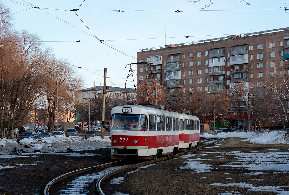 Самара, Tatra T3E № 2221; Самара — Конечные станции и кольца (трамвай)