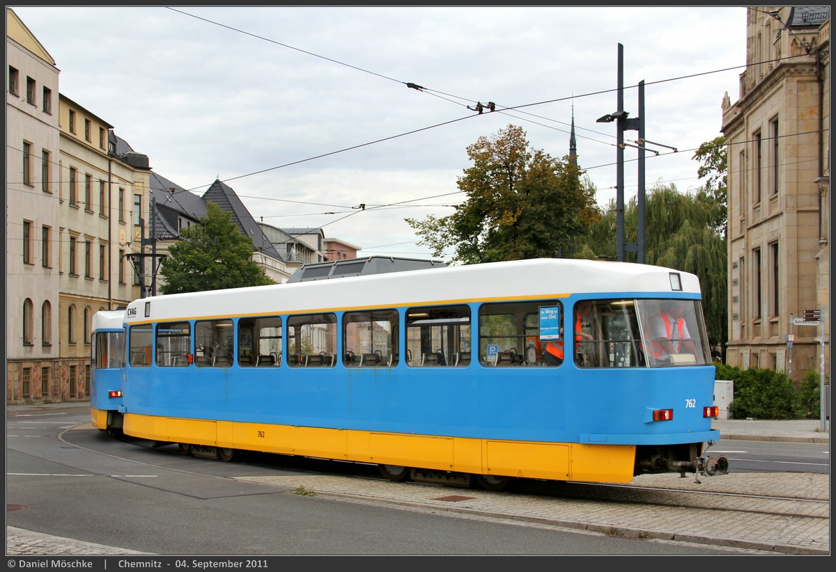 Хемниц, Tatra B3DM № 762