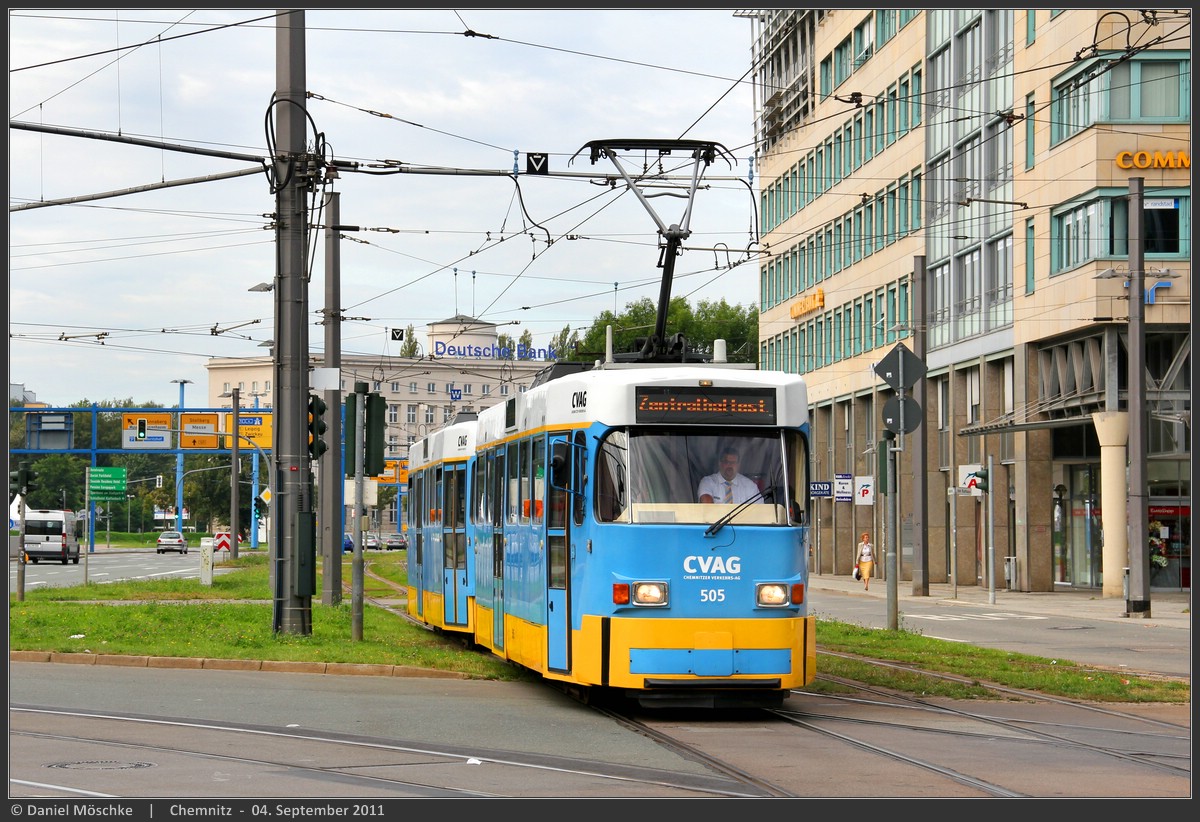 Chemnitz, Tatra T3DM Br. 505 Chemnitz, Tatra T3DM Br. 505