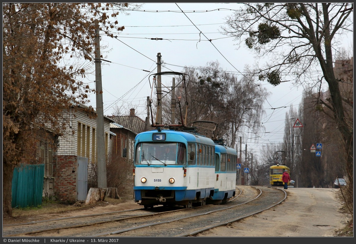 Харьков, Tatra T3A № 5155