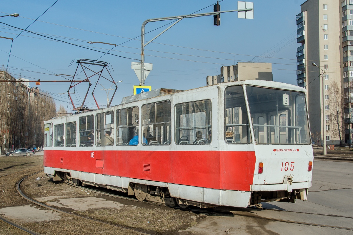 Липецк, Tatra T6B5SU № 105