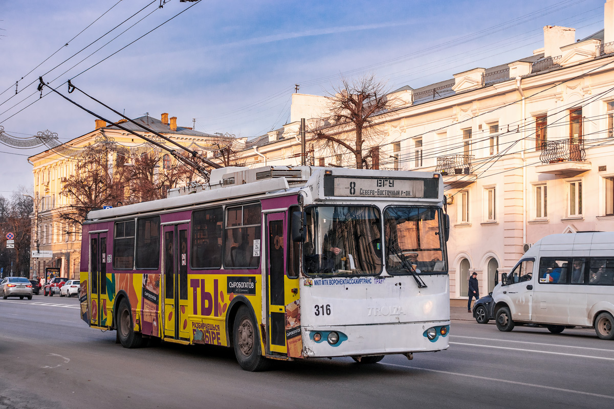 Воронеж, ЗиУ-682Г-016.02 № 316