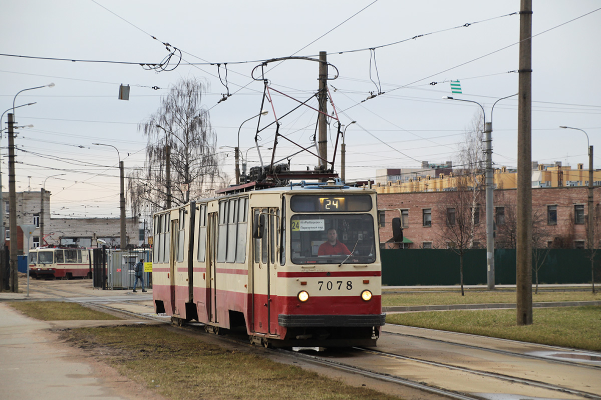 Санкт Петербург, ЛВС-86К № 7078