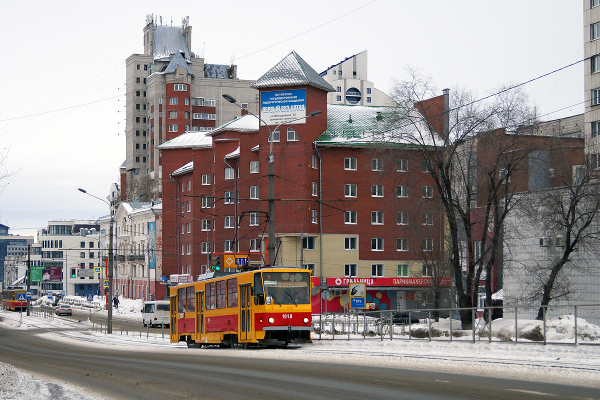 Барнаул, Tatra T6B5SU № 1018