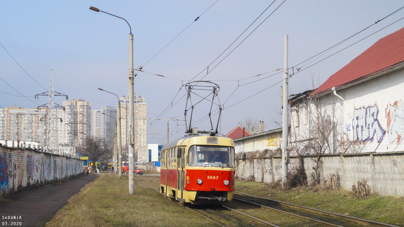 Киев, Tatra T3SUCS № 5667