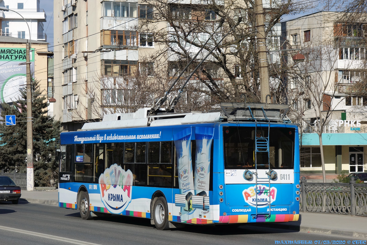 Крымский троллейбус, Богдан Т70115 № 6411