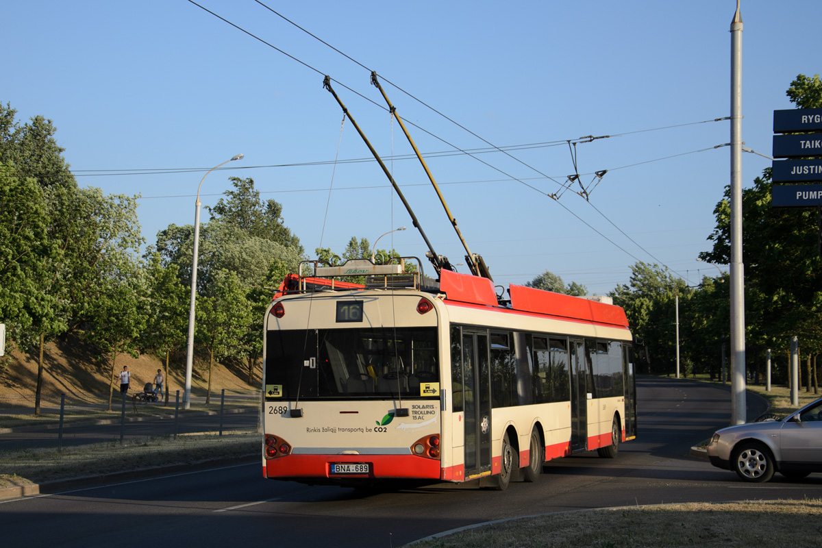 Вильнюс, Solaris Trollino II 15 AC № 2689; Вильнюс — Проишествия, ДТП, поломки