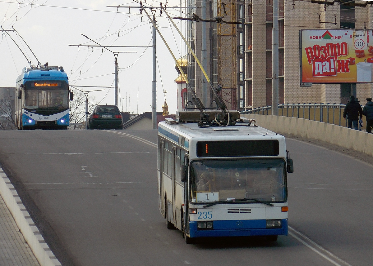 Lutsk, Mercedes-Benz O405NE № 235; Lutsk — New trolleybuses BKM Lutsk, Mercedes-Benz O405NE № 235; Lutsk — New trolleybuses BKM