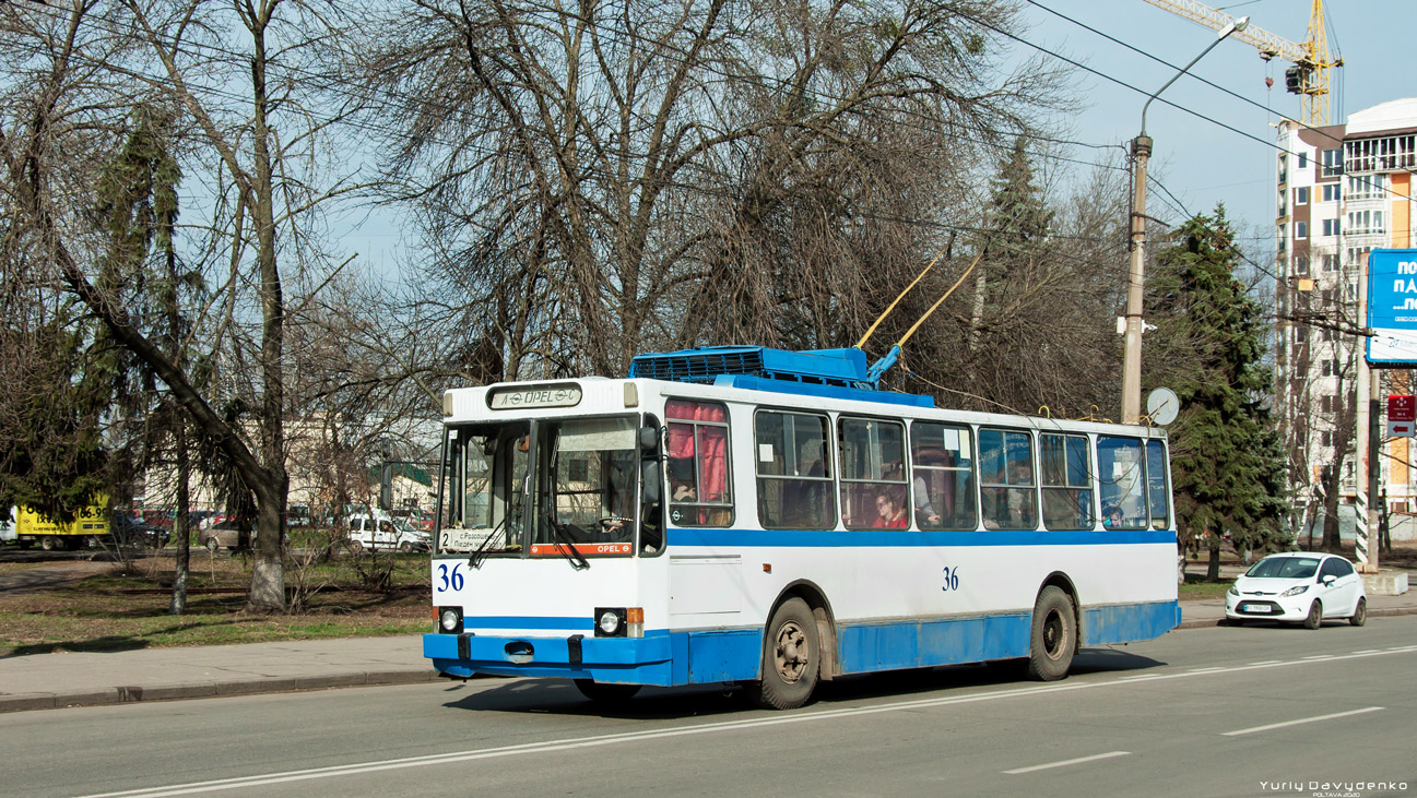 Полтава, ЮМЗ Т1Р (Т2П) № 36