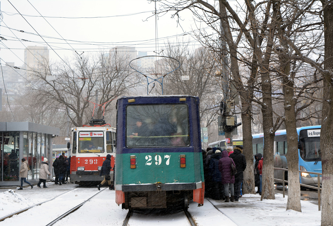 Владивосток, 71-605 (КТМ-5М3) № 297; Владивосток — Разные фотографии