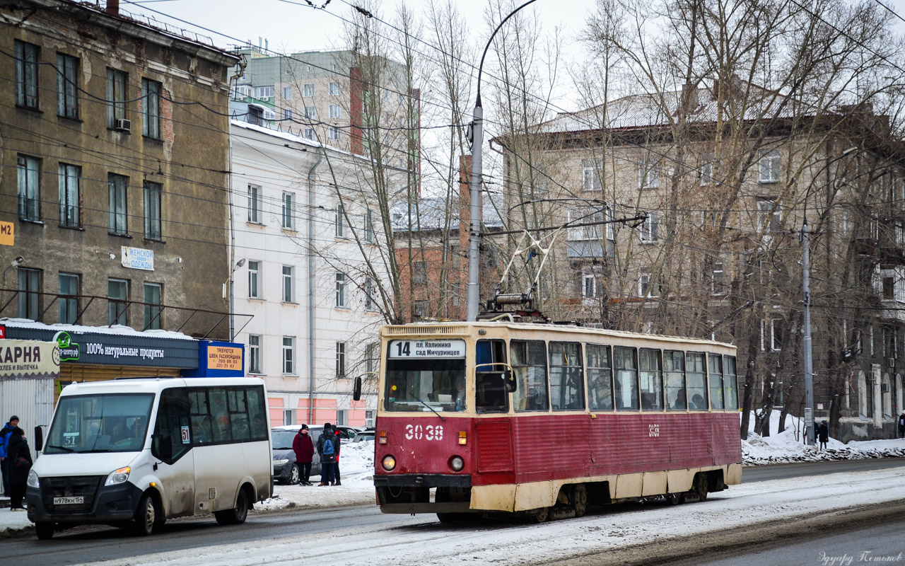 Новосибирск, 71-605 (КТМ-5М3) № 3038