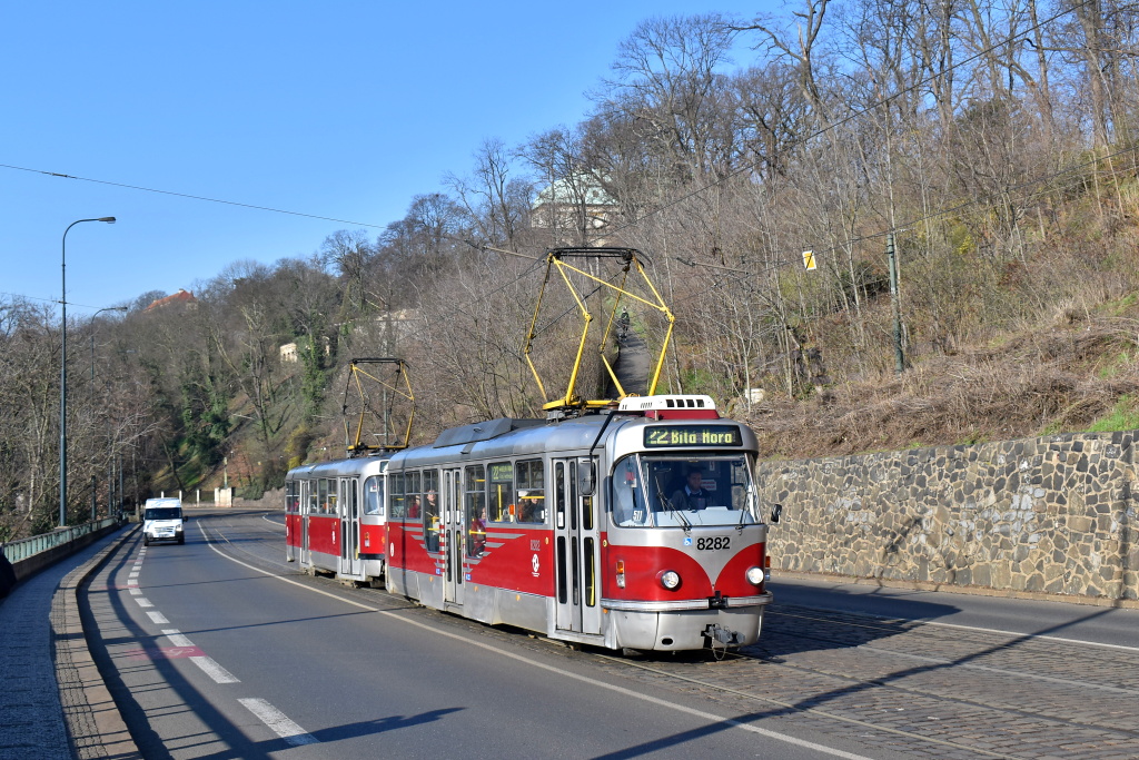 Прага, Tatra T3R.PLF № 8282