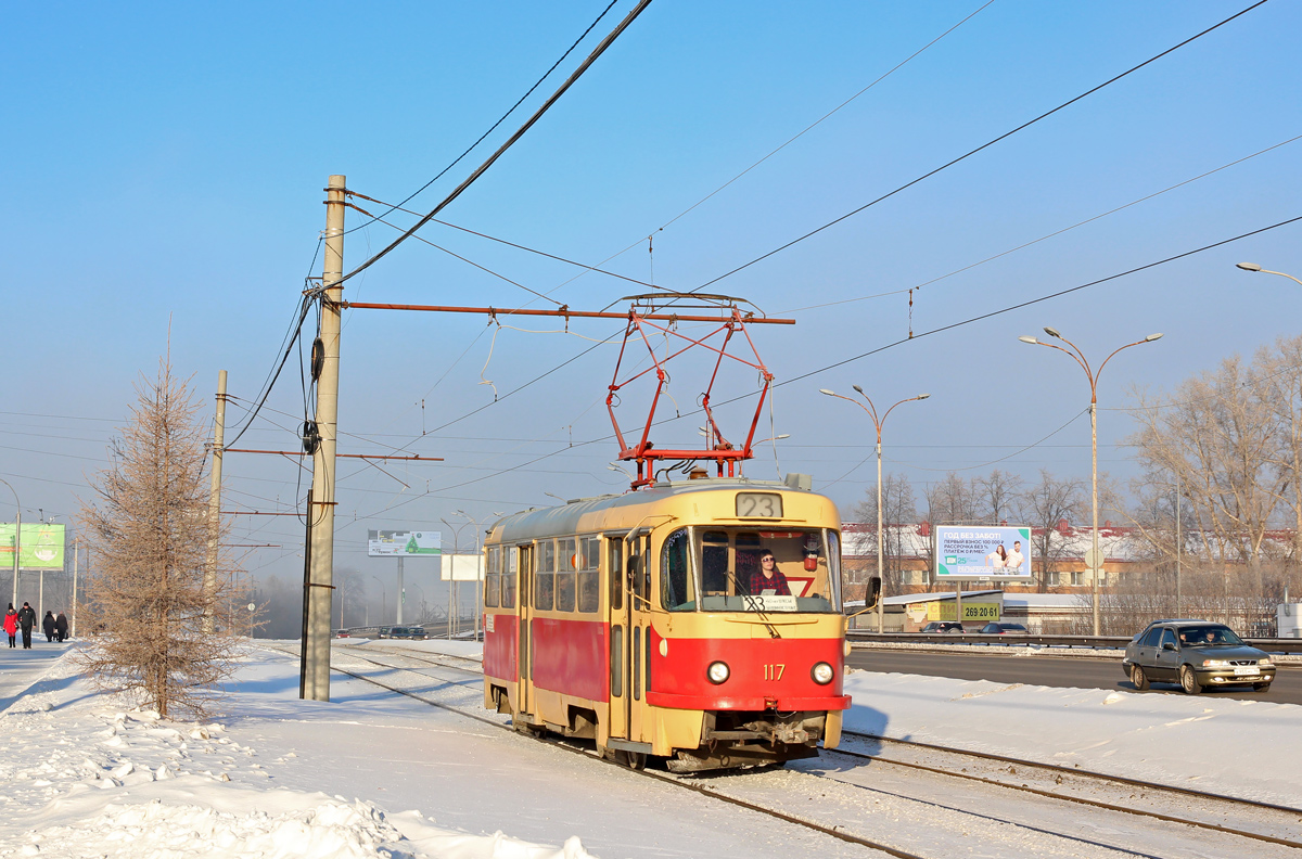 Екатеринбург, Tatra T3SU (двухдверная) № 117