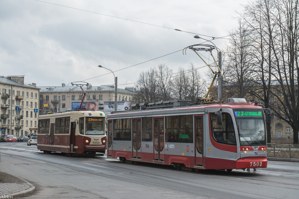 Sankt Peterburgas, 71-623-02 nr. 7502; Sankt Peterburgas, LM-68M2 (mod. SPb GET) nr. 7553