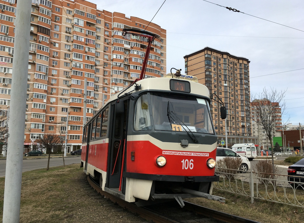 Krasnodara, Tatra T3SU GOH TMZ № 106