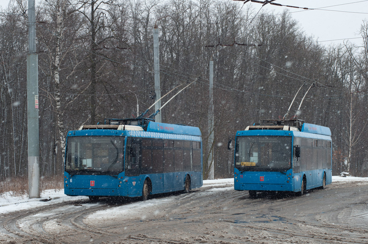 Tula, Trolza-5265.00 “Megapolis” № 6; Tula, Trolza-5265.00 “Megapolis” № 11 Tula, Trolza-5265.00 “Megapolis” № 6; Tula, Trolza-5265.00 “Megapolis” № 11