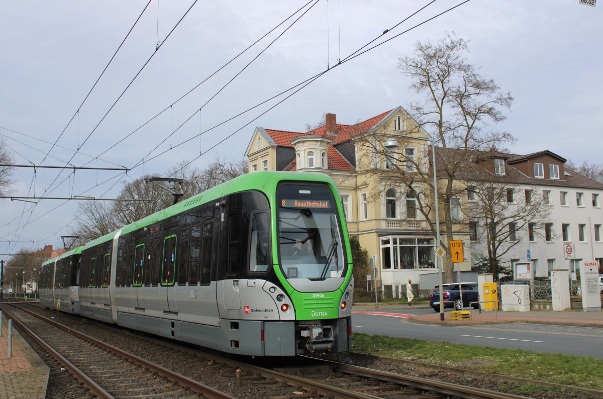 Ганновер, HeiterBlick/Vossloh/Alstom TW3000 № 3140
