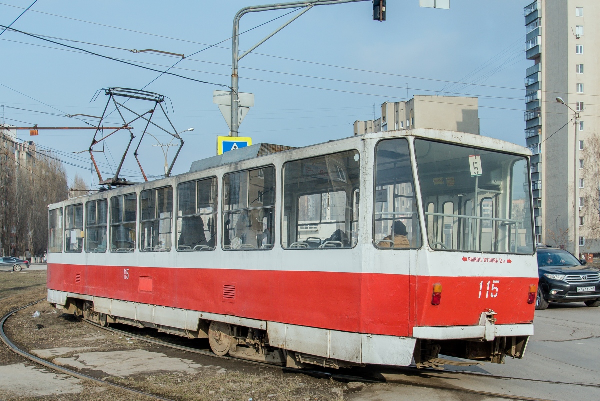 Липецк, Tatra T6B5SU № 115