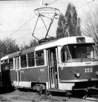 Винница, Tatra T4SU № 125; Винница — Старые фотографии