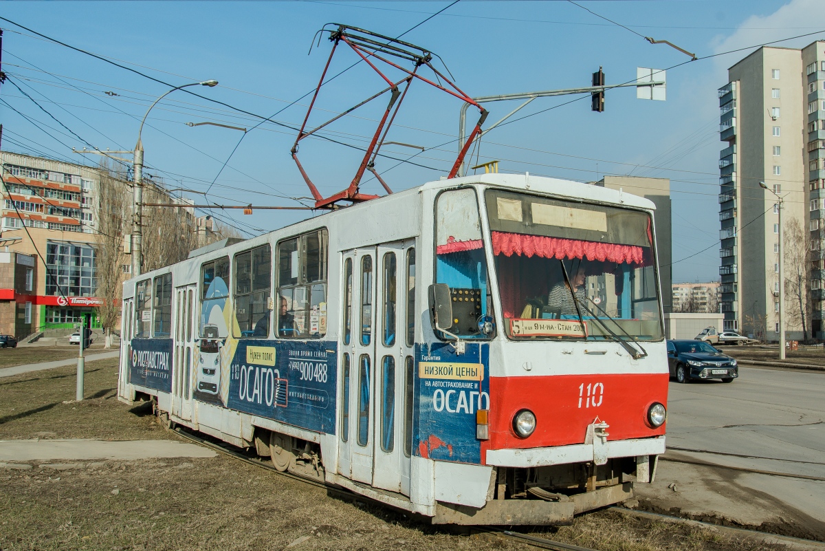 Липецк, Tatra T6B5SU № 110