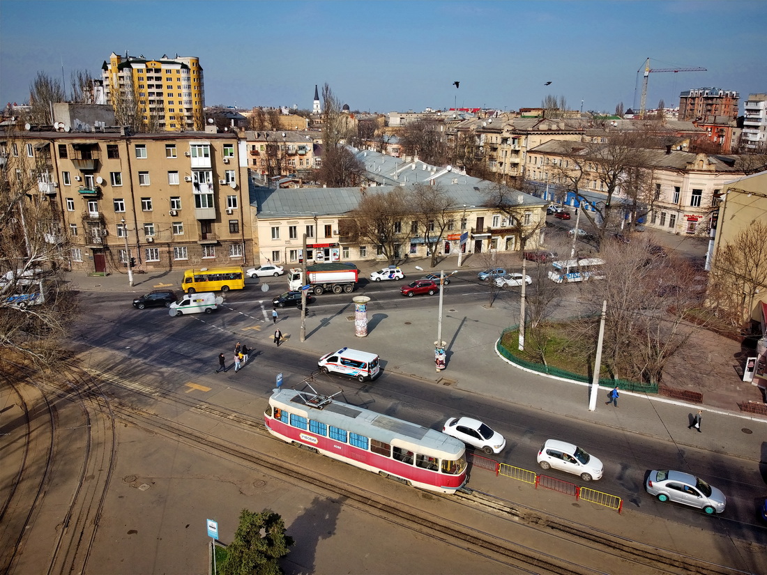 Одесса, Tatra T3SU № 4088; Одесса — Электротранспорт Одессы с высоты