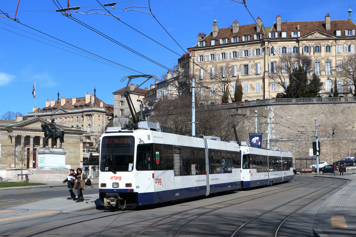 Geneva, ACMV/ABB/Duewag Be 4/6 № 816