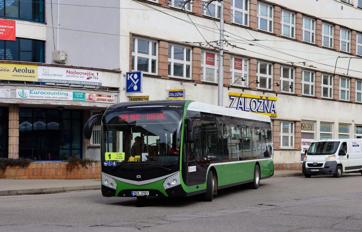Банска-Бистрица, SOR NS 12 Electric № 5E9 3101