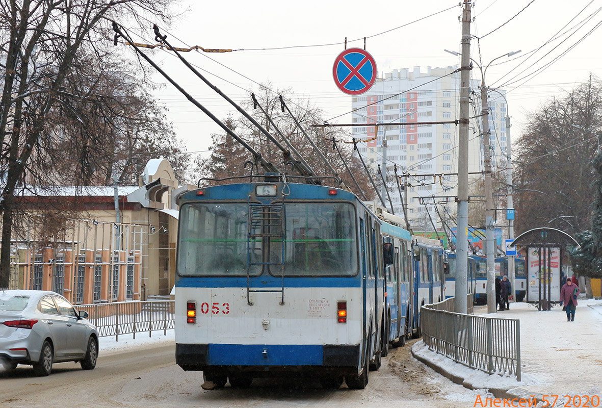 Орёл, ЗиУ-682Г-016  [Г0М] № 053; Орёл — Сбои в движении и аварии