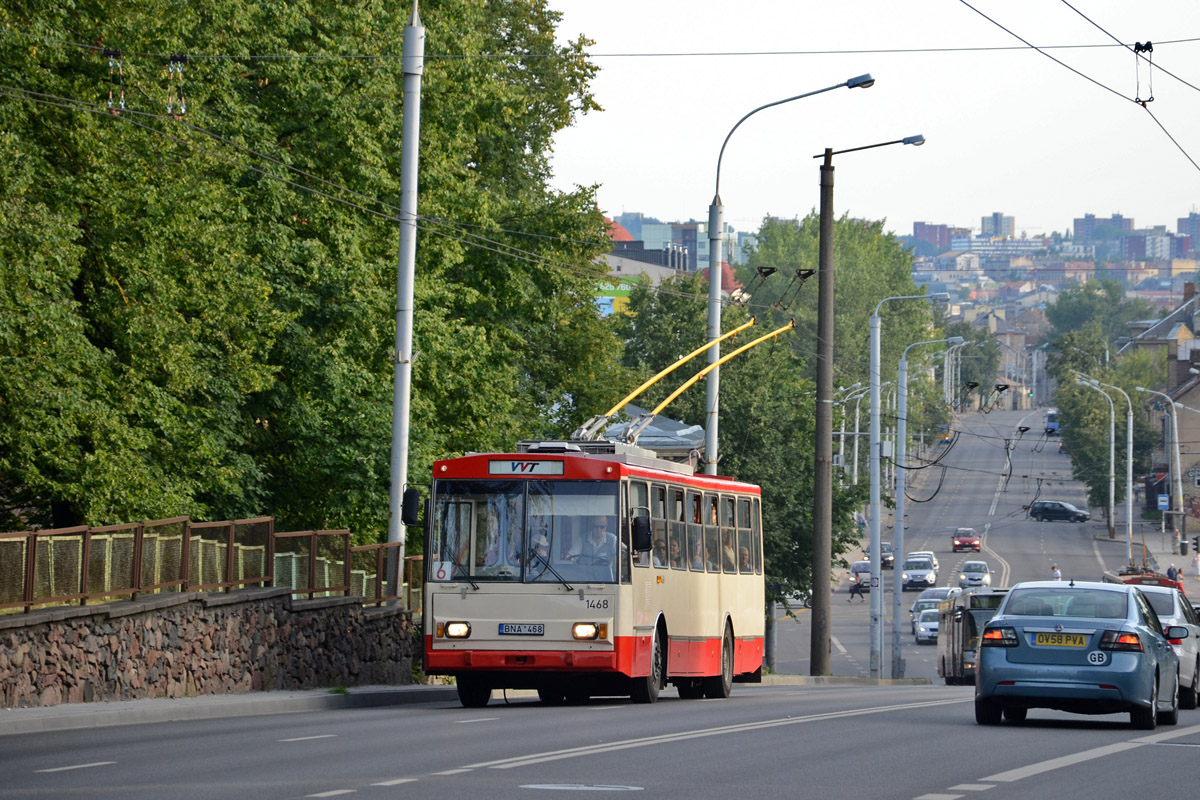 Вильнюс, Škoda 14Tr02/6 № 1468