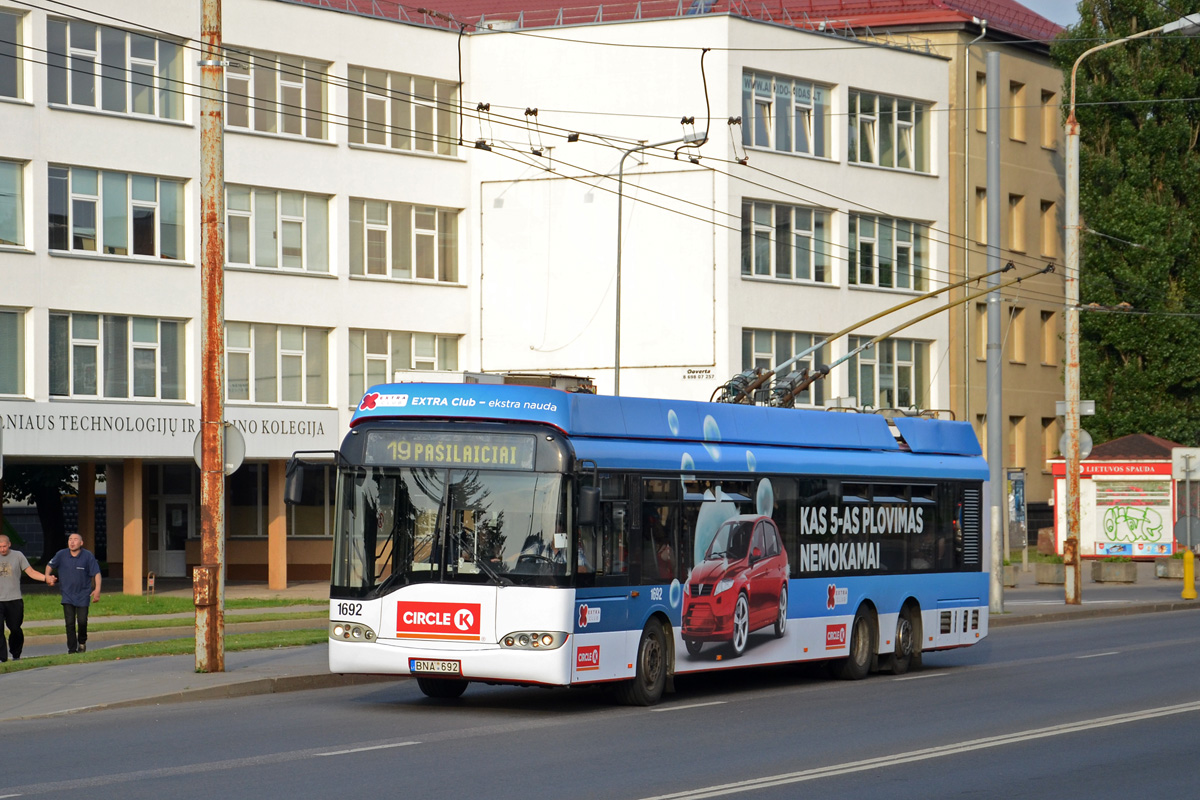 Вильнюс, Solaris Trollino II 15 AC № 1692
