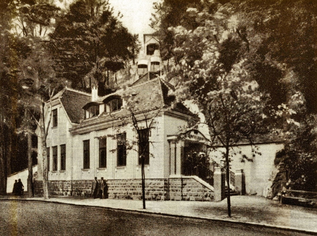 Karlsbad — Closed funicular Slovenská – Imperial (1912-1959) • Zrušená lanovka Slovenská – Imperial (1912-1959); Karlsbad — Old photos • Staré fotografie