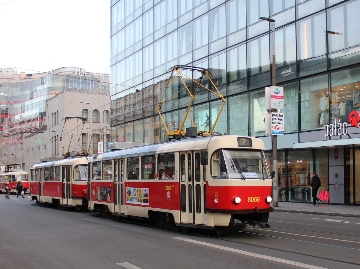 Prague, Tatra T3M2-DVC N°. 8068