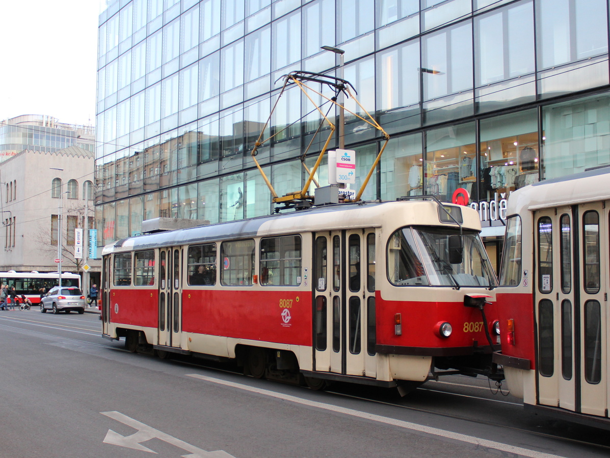 Прага, Tatra T3M2-DVC № 8087