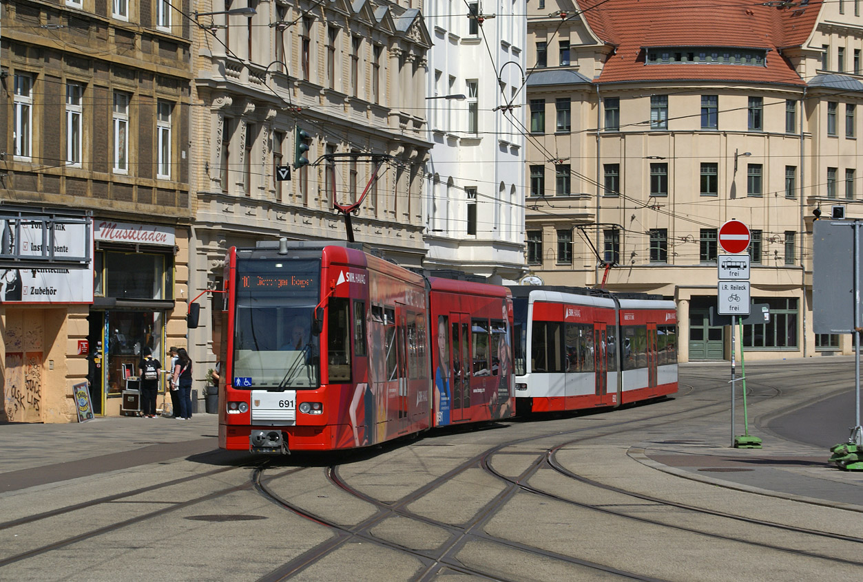 Галле, Bombardier MGT-K № 691