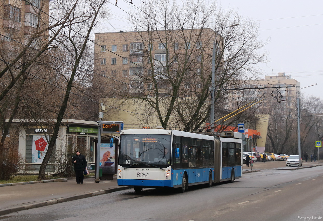 Москва, Тролза-6206.00 «Мегаполис» № 8654